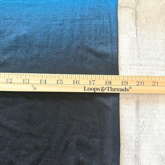 Gymshark Ombre Long Sleeve Blue Stretchy Lightweight Long Sleeve T Shirt Sz L - Picture 6 of 9